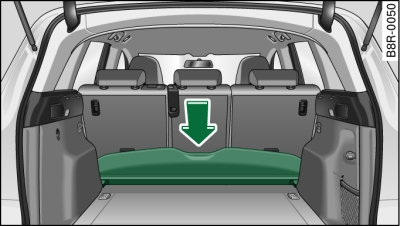 Luggage compartment: stowage compartment* for cover